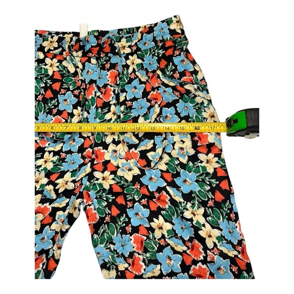 ZARA Woman Floral Print Jogger Pants | Size S | Boho Style - Picture 7 of 11